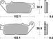 Тормозные колодки SBS High Performance Rear Brake Pads, Sinter 700H.LS фото 1