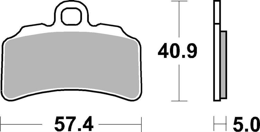 Тормозные колодки SBS Racing Brake Pads, EVO Sinter/Sinter 963RSI фото